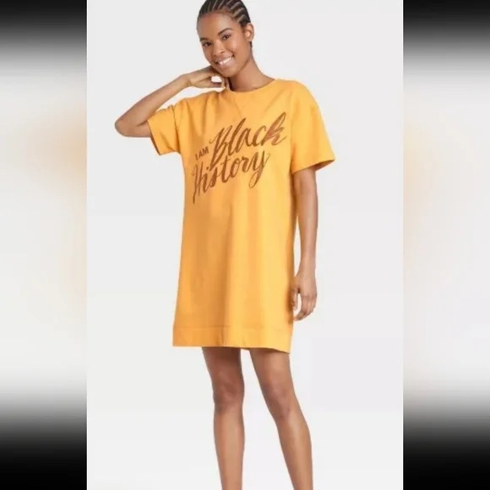 Black History shirt dress from target sz M